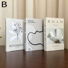 3pcs Realistic Book Decor, Luxury Decorative Books, Living Room Decor, Home Decor, Coffee Table Books, Modern Stylish Decorative Books, Stackable Display Books, Hotel Decor, Gifts - Multicolor - View 4
