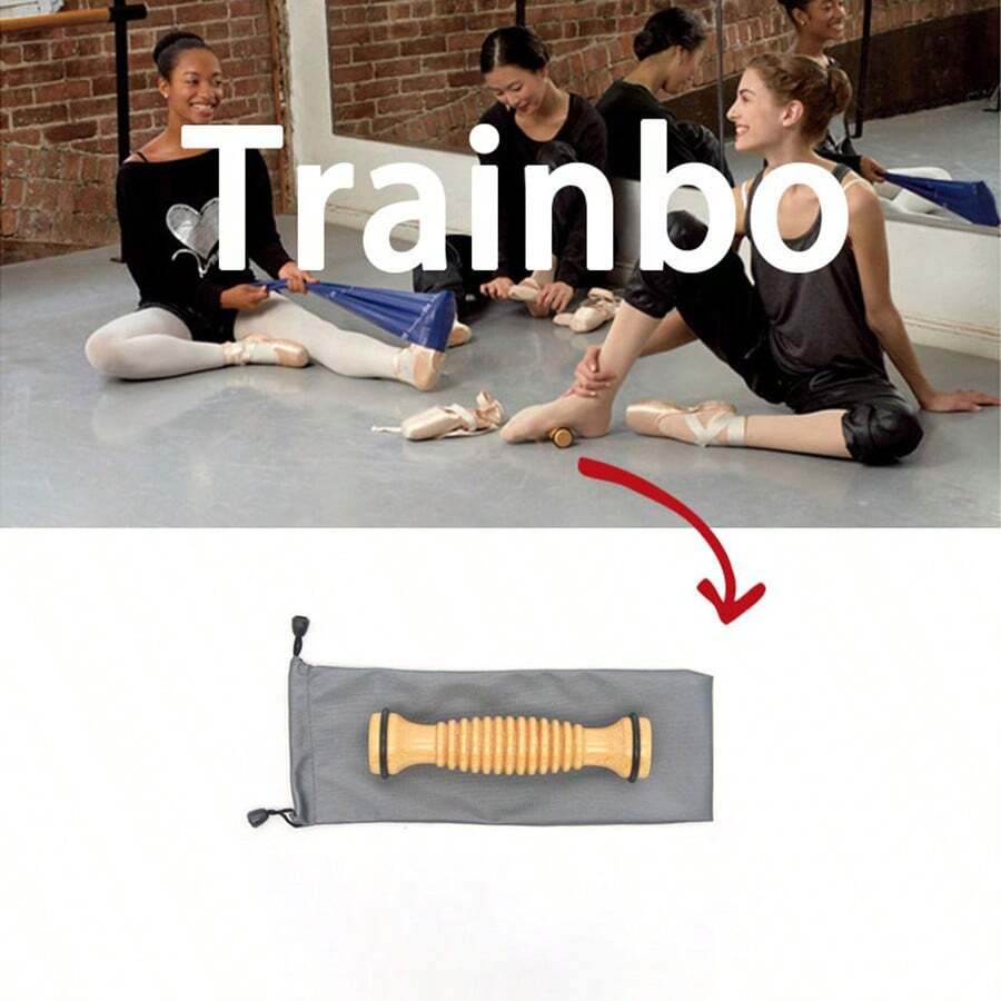 Ballet Foot Massage Roller, Wooden Foot Roller For Dance, Gymnastics, Yoga, Flat Feet, Arch And Leg Muscle Relaxation - Multicolor - View 1