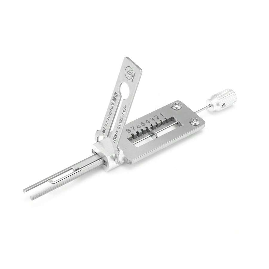 Locksmith Tools, Two-In-One Car Key Tools, Professional Locksmith Tools, Semi-Circular Lock-Picking Tools - Silver - View 1