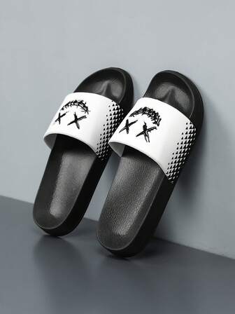 Partofflor, Enkla badrumstofflor, Herrflip-flops, Hemma-sovrumstofflor, Bekväma herrskor med mjuk botten, Herrstrandsandaler, Bekväma och slitstarka, Lämpliga för hemmet, Utomhus, Vardagskläder, Enkla damtofflor, Damtofflor, Utomhussandaler