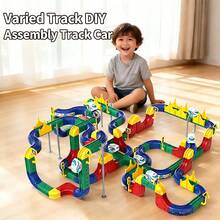 3D Modular Electric Train Set Toy For Children 3+ Years Old, Flexible Track Building, 360° Rotation, Gravity-Defying, STEM Learning Gift - Multicolor - View 8