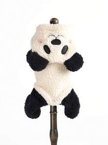 1 bộ quần áo cho thú cưng, trang phục cho chó mèo, chó poodle, gấu bông, chó và mèo nhỏ, trang phục gấu trúc ấm áp, thoải mái, dễ thương và phong cách thường ngày. - Nhiều màu - Xem 5