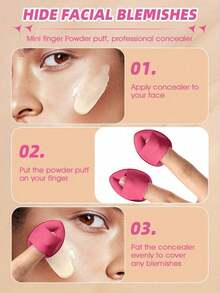 1/44-Piece Hairband And Makeup Brush Set. Makeup Tool Set: Includes 20 Makeup Brushes – Foundation Brush, Powder Brush, Eyebrow Brush, Blush Brush, Highlighter Brush, Eyeshadow Brush, Eyelash Brush, Eyeliner Brush, Contour Brush, Detail Brush, Nose Contour Brush, Face Brush + 5 Makeup Sponges + 5 Powder Puffs,Giveaways,Travel,Cheap Stuff,Travel Essential - Multicolor - View 5