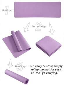 EVA 3毫米可折叠瑜伽垫 便携防滑旅行健身垫