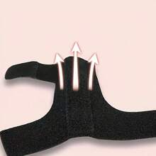 1pc Adjustable Thumb Splint, Suitable For Left And Right Hand Trigger Thumb Support - Black - View 4