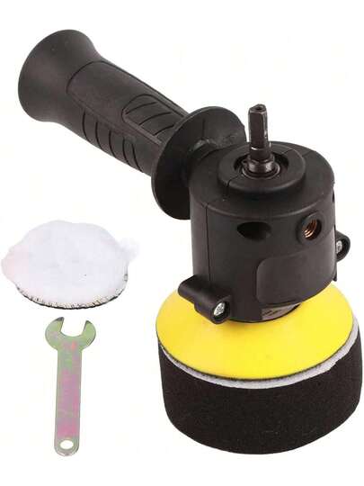 EstiloAdaptador De Taladro, Pulidora Para Auto, Convertir Taladro De Impacto En Pulidor ExcéNtrico, Varias Herramientas Incluidas, Uso PráCtico Para Encerar, Pulir, Laminar, Material De AluminioVersióN Mejorada