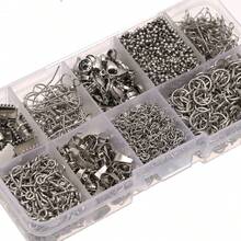 1000pcs/Box 18K Gold Plated Stainless Steel Lobster Clasps, Bead Guardians And Jump Rings, Multi-Style Jewelry Making Accessory Set, DIY Craft, Women Stainless Steel Jewelry Components, Handmade Accessories - Set - View 6