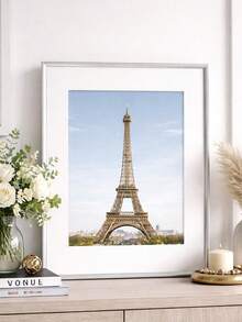 1个现代简约金/银色铝制相框，尺寸30x40厘米（21x30厘米/7英寸/8英寸/10英寸），长方形设计，线条简洁，经久耐用，优雅大方——非常适合用于家居照片、婚礼照片、节日圣诞礼物、办公桌装饰，可竖放/横放展示