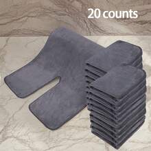 1/6/12条装沙龙面部按摩巾，超柔软微纤维定制面部裹敷SPA美容护理面部裹敷巾 - 多色 - 查看 18