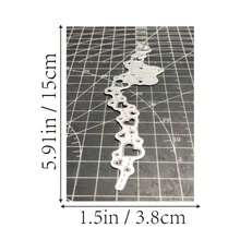 1PC Heart Cutting Dies, New Arrival Die Cuts, Embossing Stencils For DIY Crafting Scrapbooking Supplies, Template Mould, Photo Album Decorative Paper Die Cuts For Card,Designed For Valentine's Day Cards And Wedding Cards - Silver - View 15