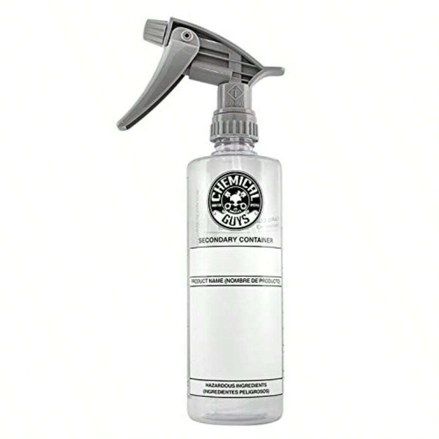 Chemical Guys Botella y pulverizador resistentes a productos químicos 946 ml - Transparente - Ver 1