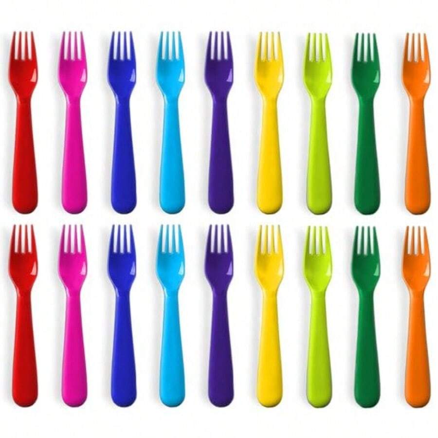 Fork - Azulrojoamarillolimaverderosamoradoazuloscuroorenge - View 1