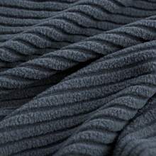 2PCS-Sofa Armrest Cover Protector - Non-Slip, Snug Fit, Vertical Striped, Cat Scratch Resistant, All-Season Washable - Grey - View 3