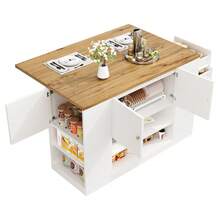 Buffets & Sideboards - White + MDF+Metal - View 7