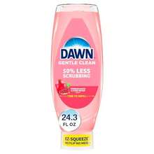 1 Bottle (Random Scent) Dawn Ultra EZ-Squeeze Dish Soap, 22 Fl Oz - You Will Receive 1 Unit Of Assorted Scents (Orange / Apple / Fresh), Grease Cleaning Liquid, Hand Wash, Upside Down Bottle, No Waste, Kitchen Sink Essentials, Concentrated Detergent, Heavy Duty, Pots And Pans, Surprise Fragrance, Dishwashing Solution, Mystery Scent - Multicolor - View 5