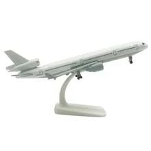 1 pieza Modelo de avión con soporte de exhibición para coleccionistas y entusiastas - Blanco - Ver 4