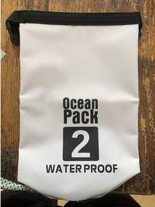 2L wasserdichte Sporttasche, Schwimm-Trockentasche, Kamera-Aufbewahrungstasche, geeignet für Angeln, Bootfahren und andere Sportarten, wasserdichter Rucksack, Eimertasche, wasserdichte Outdoor-Rafting-Tasche, wasserdichte Tasche mit Nass-Trocken-Trennung für Schwimmen, unisex Grundlagen Schwimm-Tasche, tropischer Strand-Stil Strandtasche, unverzichtbar für Sommerurlaub auf der Insel