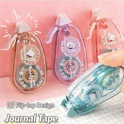 Mibote 1 Pc Smooth Correction Tape, Ideal For Office And Home Writing Correction, Professional Stationery, Creative Supplies - Perfect For Back-To-School, New Semester, Exams, Office Supplies, And Small Gifts For Students/Teachers