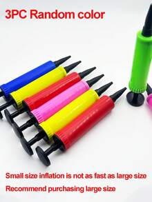 1pc/Set Balloon Inflator, Manual Air Pump, Portable Foot Pump, Balloon Blower, Suitable For Birthday, Celebration, Wedding, Balloon Inflation (Random Color)