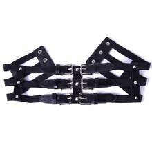 1pc Vintage Elastic Waist Belt, For Casual Daily Use - Black - View 5