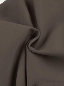 1 件大码男士多口袋纯色工装裤，休闲宽松长裤，适合春秋季、海滩、度假、日常通勤、锻炼、户外、徒步旅行、健身、慢跑，百搭且时尚 - 棕色 - 查看 6