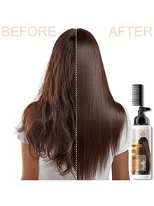 SUMIFANG 这款直发护理产品蕴含摩洛哥阿甘油、乳木果油和角蛋白，令秀发柔顺亮泽，有效抚平毛躁。它能持久保持秀发柔顺，散发怡人香气，且易于造型。适合所有发质。