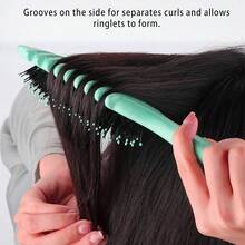 Hair brushes-EU+UK 2026新款卷发梳 - 专业卷发造型工具，符合人体工学的手柄，防毛躁，易于梳理，边缘提拉设计，打造完美卷发，适合所有发质，由Candybrush设计 - 彩色 - 查看 7