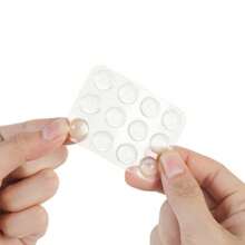 24pcs Anti-Collision Pads, Muffler Buffer Stickers, Toilet Lid Water Tank, Cabinet Anti-Collision, Doors And Windows Anti-Skid Rubber Particle Furniture Dust-Proof And Quiet - Transparent - View 9