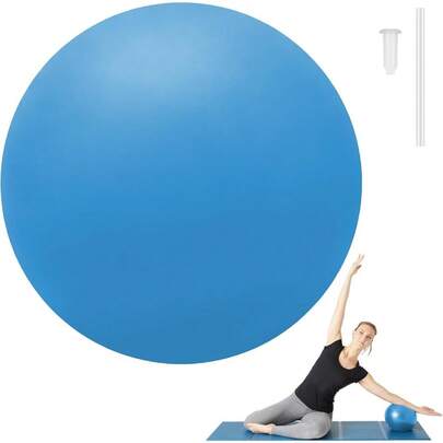 9 Inch Small Exercise Ball For Yoga, Pilates, Core Training, Stability Workouts And Balance Improvement