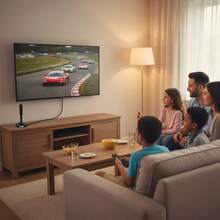 Antena de TV Digital Para Interior y Exterior con Amplificador de señal Inteligente, HDTV Compatible con señales DTMB/ISDB/DVB-T/DMB-T - Negro - Ver 9