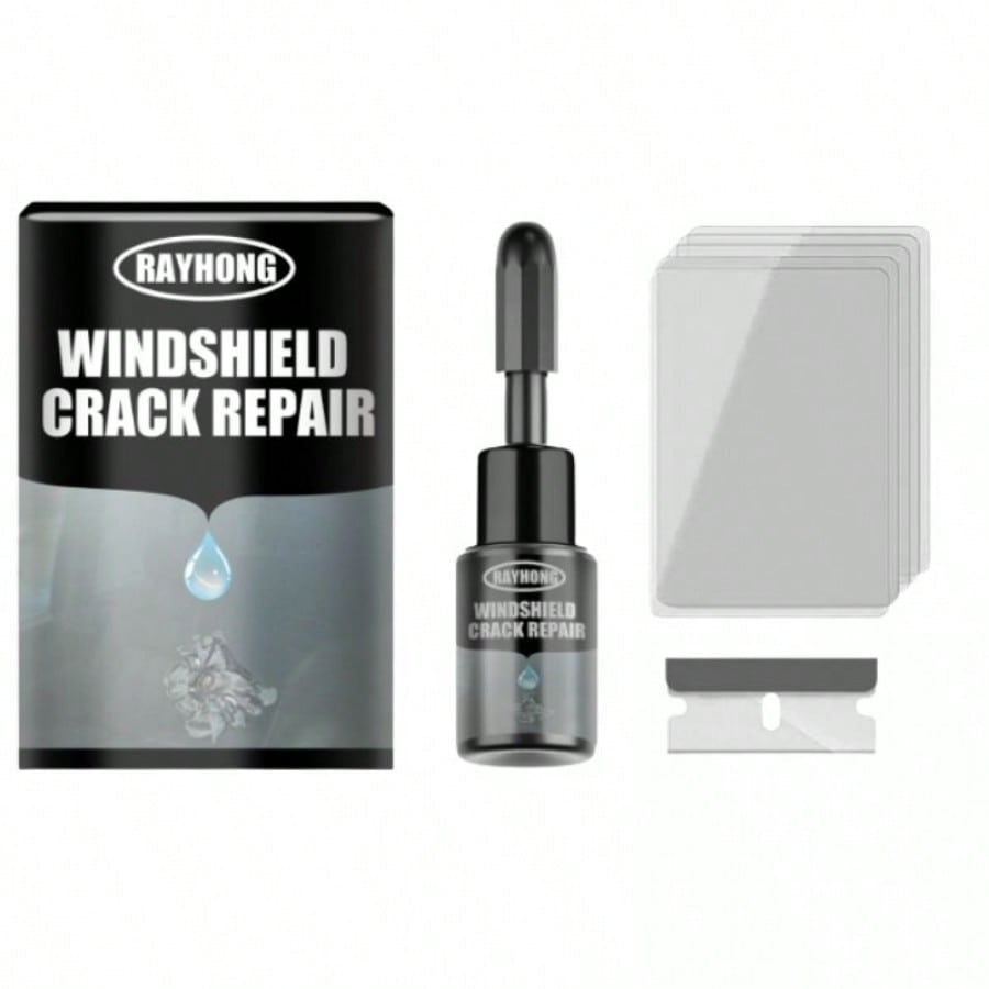 Kit Liquido Reparador de Grietas para Parabrisas de Auto 20ml