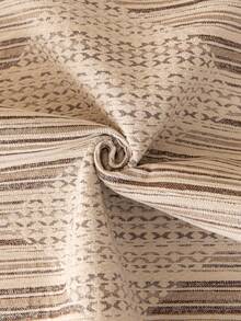 1 chiếc vỏ đệm sofa vải chenille màu trơn, họa tiết sao tối giản, chống trượt, chống trầy xước, trang trí nhà cửa cho sofa 1/2/3/4 chỗ ngồi, dùng được cả bốn mùa - Màu be - Xem 8