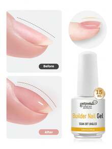 15ml Clear Building Nail Gel Nail Polish For Strengthener Gel Extension Gel Base Coat In A Bottle Soak Off Uv Led Gel Nail Extension - Clear - View 16