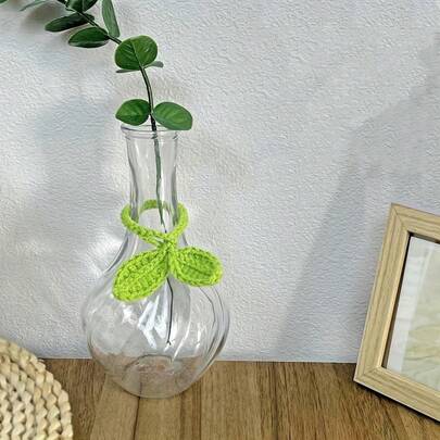 3 st/6 st handgjorda virkade blomknoppar, mångsidigt tygtillbehör, kan användas till bokmärken, hörlurskablar etc.