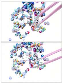 1PC Stainless Steel Eyelash Tweezers, False Eyelash Assist Eyelash Tweezers, Eyelash Curler, Eyebrow Clip,Cheap,Stocking Stuffers,Makeup,Makeup Tools,Cheap Stuff,Gifts,Gifts For Women,Christmas Gifts - Pink - View 4