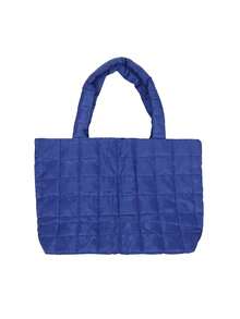 Random Color Super Lightweight Large Capacity Quilted Tote Bag - Pink - View 13