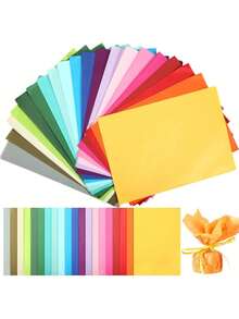EstiloTendenciaNaler 200 Hojas Papel De Seda De 20 Colores Papel Decorativo Para Manualidades Pompones Relleno De Regalo, 21 X 30 CmCalidad PremiumVersióN Mejorada - Champán - Ver 8