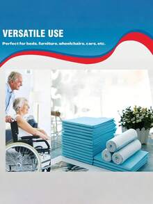 20pcs High Quality Disposable Absorbent Pads, Tear-Resistant Disposable Bed Pads, Super Absorbent Nursing Pads, Thickened Adult Incontinence Pads, Also Suitable For Elderly; Can Also Be Used As Pet Training Pads. - Multicolor - View 9