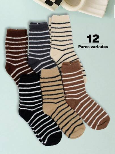 Calcetas a rayas Unisex
