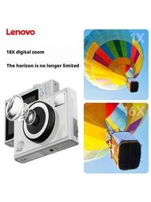 Lenovo C55 微單相機 復古奶油白外觀 4K影片拍攝 便攜續航套裝 滿足旅行與家庭影像需求 白色 - 白色 - 查看 3