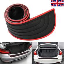 Car Rear Boot Bumper Sill Body Guard Protector Rubber Plate Trim Strip Cover UK. - A - View 1