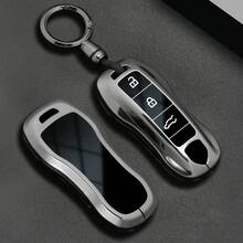 新款合金汽车钥匙壳保护套，适用于 Cayenne 958 911 Lepin 996 Macan Boxster Panamera 997 944 924 Panamera 718 971 9YA - 均碼 - 查看 1