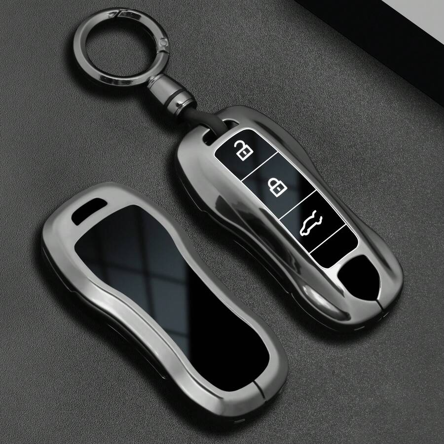 新款合金汽车钥匙壳保护套，适用于 Cayenne 958 911 Lepin 996 Macan Boxster Panamera 997 944 924 Panamera 718 971 9YA - 均碼 - 查看 1