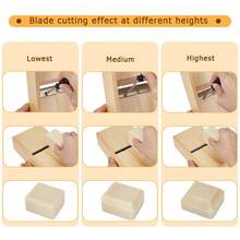 1pc Wooden Angled Soap Planer, Handmade Soap Edge Trimmer And DIY Candle Shaver, Multi-Functional Soap & Wax Mold Cutting Tool, Essential For Handmade Crafts - Apricot - View 7