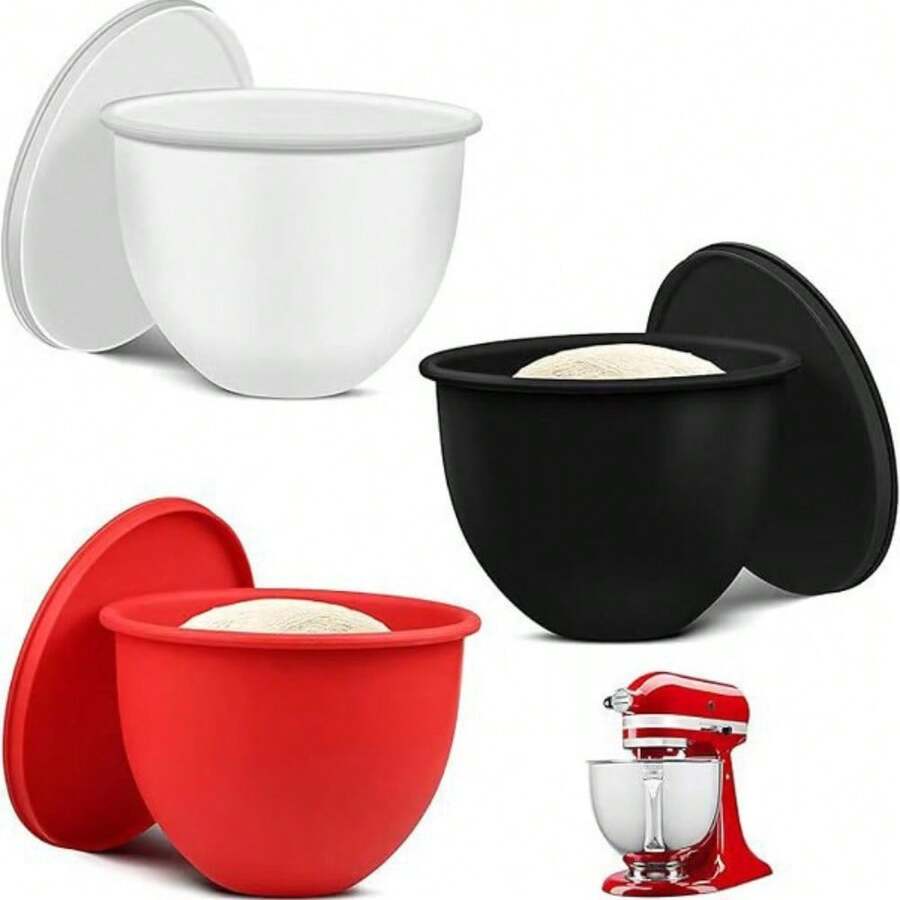 1pc Silicone Bowl Liner Suitable For 5-Quart KitchenAid Mixer MixAid - Multicolor - View 1