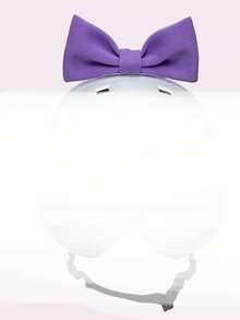 Cute Bowknot Decoration For Ski Helmet, Outdoor Electric Bicycle/Motorcycle Helmet, Princess Style