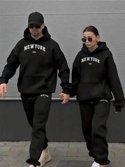 Conjunto de Sudadera con Capucha y Pantalones Deportivos para Parejas Ropa Casual de Invierno Primavera Verano Otoño para Hombres y Mujeres Diseño Moda Suave Cómodo Adecuado para Salir Caminar Ejercicio Deporte Días Libre Fiesta Regalo de Pareja Outfit de Pareja Traje Deportivo Casual Conjunto Deportivo para Pareja Ropa Deportiva Suave y Ligero Conjunto de Ropa para Pareja Diseño Simple y Elegante Conjunto de Sudadera y Pantalones para Parejas de Moda Conjunto Deportivo Casual para Hombres y Mujeres Ropa de Pareja para Temporadas Múltiples Conjunto Suave y Cómodo para Parejas Outfit Deportivo de Pareja Conjunto de Ropa Casual para Parejas de Moda y Comodidad