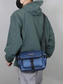 Men's Fashion Shoulder Bag, Messenger Bag, Large Space File Backpack For Commuting Phone Bag - Multicolor - View 10