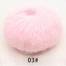 3 件/75克套装 油画风格马海毛纱线 长绒纱线 粗毛线 手工编织线 - 精细羊毛 手工编织油画风格马海毛，适用于编织披肩、外套、羊毛首饰、帽子、围巾、毛衣