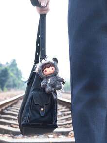 POP MART Hirono Road Journal Series Blind Box Plush Keychain Figur Beruang Koleksi Dekorasi Meja Hadiah, Cocok Untuk Penggemar Anime Dan POP MART (Kotak Tunggal) - MultiWarna - View 10